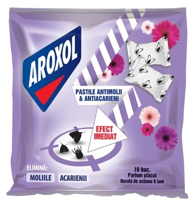 Pastile antimolii parfumate 16buc 100g AROXOL